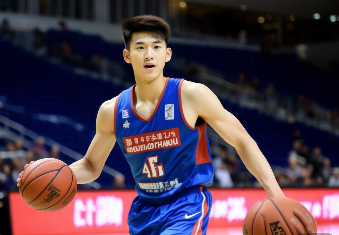 青岛男篮杨瀚森单节14分引NBA球探关注，徐静雨盛赞其表现点亮中国篮球未来